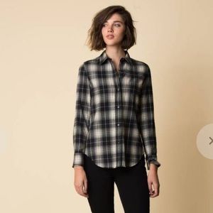 Vince flannel plaid shirt
